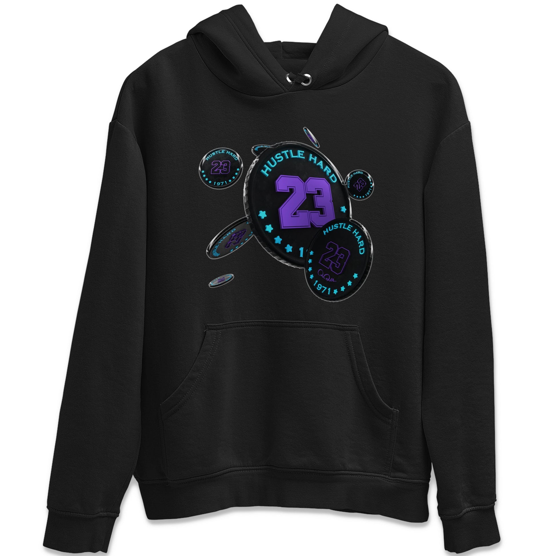 Air Jordan 6 Aqua Sneaker Match Tees Coin Drop Sneaker Tees AJ6 Aqua Sneaker Release Tees Unisex Shirts Black 2
