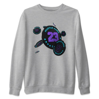 Air Jordan 6 Aqua Sneaker Match Tees Coin Drop Sneaker Tees AJ6 Aqua Sneaker Release Tees Unisex Shirts Heather Grey 2