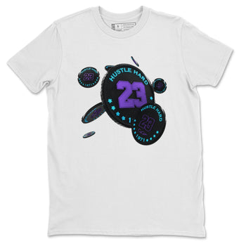 Air Jordan 6 Aqua Sneaker Match Tees Coin Drop Sneaker Tees AJ6 Aqua Sneaker Release Tees Unisex Shirts White 2