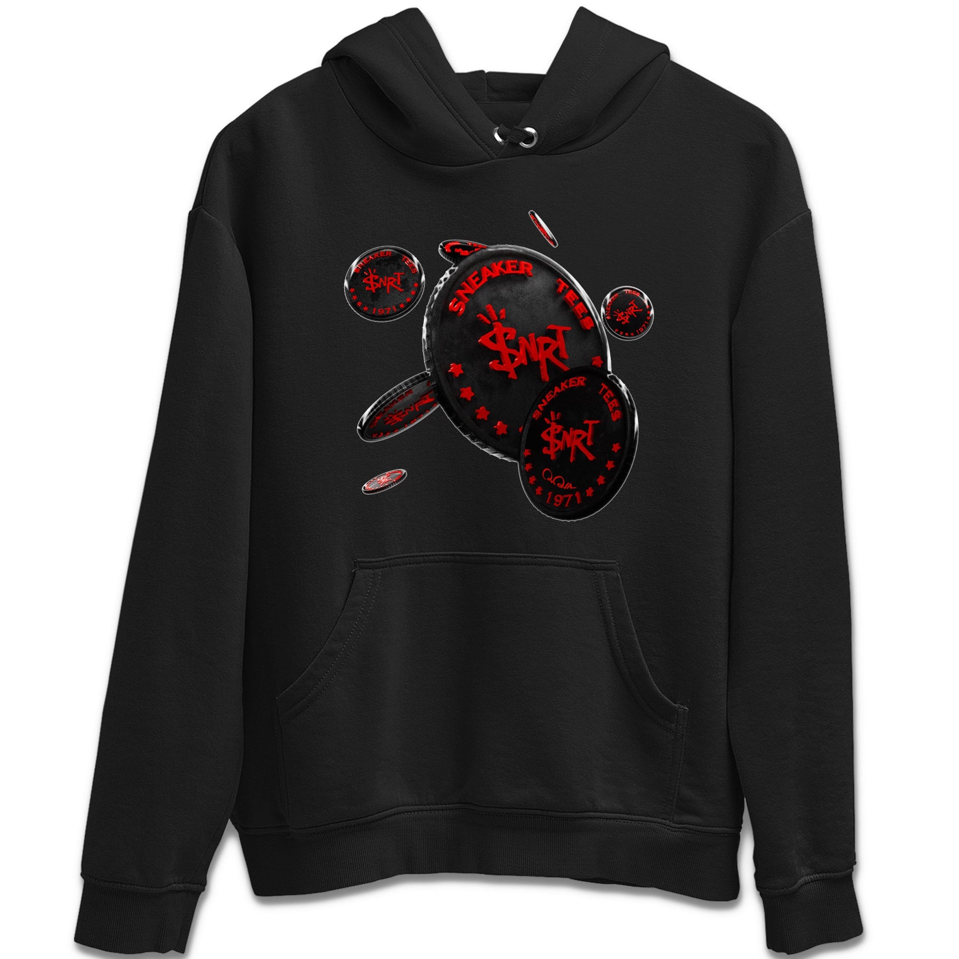 Air Jordan 6 Toro Bravo Sneaker Match Tees Coin Drop Sneaker Tees 3D Graphic Design Shirts AJ6 Toro Bravo Sneaker Release Tees Unisex Shirts Black 2