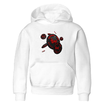 Air Jordan 6 Toro Bravo Sneaker Match Tees Coin Drop Sneaker Tees 3D Graphic Design Shirts AJ6 Toro Bravo Sneaker Release Tees Kids Shirts White 2