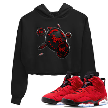 Air Jordan 6 Toro Bravo Sneaker Match Tees Coin Drop Sneaker Tees 3D Graphic Design Shirts AJ6 Toro Bravo Sneaker Release Tees Women's Shirts Black 1