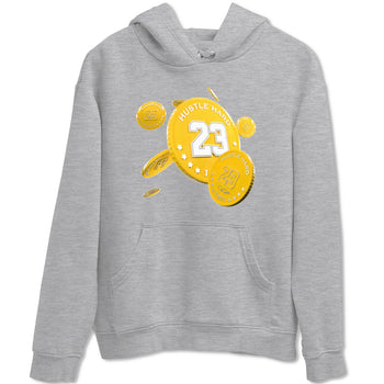6s Yellow Ochre shirt to match jordans Coin Drop sneaker tees Air Jordan 6 Yellow Ochre SNRT Sneaker Release Tees Unisex Heather Grey 2 T-Shirt
