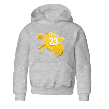 6s Yellow Ochre shirt to match jordans Coin Drop sneaker tees Air Jordan 6 Yellow Ochre SNRT Sneaker Release Tees Baby Toddler Heather Grey 2 T-Shirt