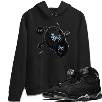 Air Jordan 7 Chambray Sneaker Match Tees Coin Drop Sneaker Tees AJ7 Chambray Sneaker Release Tees Unisex Shirts Black 1