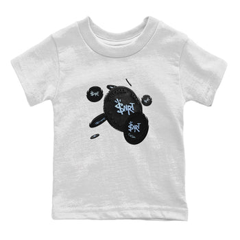Air Jordan 7 Chambray Sneaker Match Tees Coin Drop Sneaker Tees AJ7 Chambray Sneaker Release Tees Kids Shirts White 2
