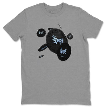 Air Jordan 7 Chambray Sneaker Match Tees Coin Drop Sneaker Tees AJ7 Chambray Sneaker Release Tees Unisex Shirts Heather Grey 2