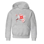 Air Jordan 7 Infrared Sneaker Match Tees Coin Drop Sneaker Tees AJ7 Infrared Sneaker Release Tees Kids Shirts Heather Grey 2