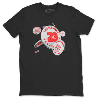 Air Jordan 7 Infrared Sneaker Match Tees Coin Drop Sneaker Tees AJ7 Infrared Sneaker Release Tees Unisex Shirts Black 2