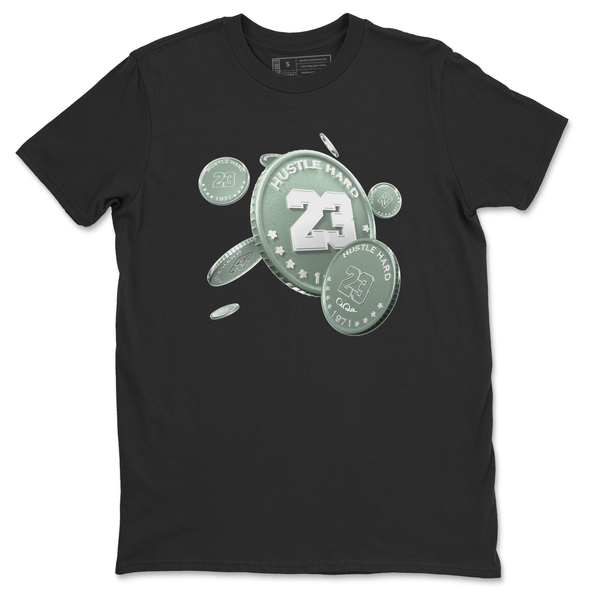 Dunk Mica Green Sneaker Match Tees Coin Drop Sneaker Tees Dunk OG Low Mica Green Sneaker Release Tees Unisex Shirts Black 2