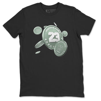 Dunk Mica Green Sneaker Match Tees Coin Drop Sneaker Tees Dunk OG Low Mica Green Sneaker Release Tees Unisex Shirts Black 2