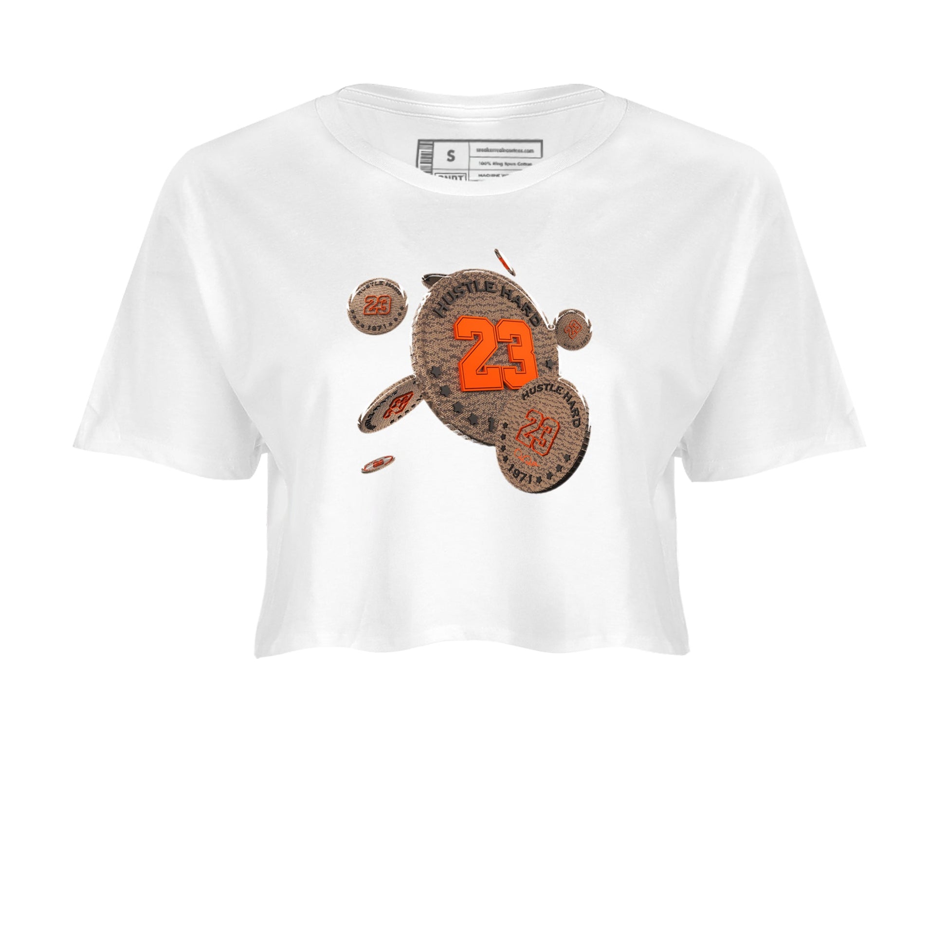 Yeezy 350 Carbon Beluga shirt to match jordans Coin Drop sneaker tees Adidas Yeezy Boost 350 Carbon Beluga SNRT Sneaker Release Tees White 2 Crop T-Shirt