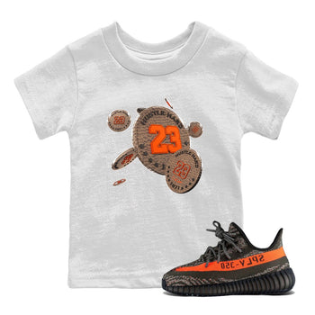 Yeezy 350 Carbon Beluga shirt to match jordans Coin Drop sneaker tees Adidas Yeezy Boost 350 Carbon Beluga SNRT Sneaker Release Tees Baby Toddler White 1 T-Shirt