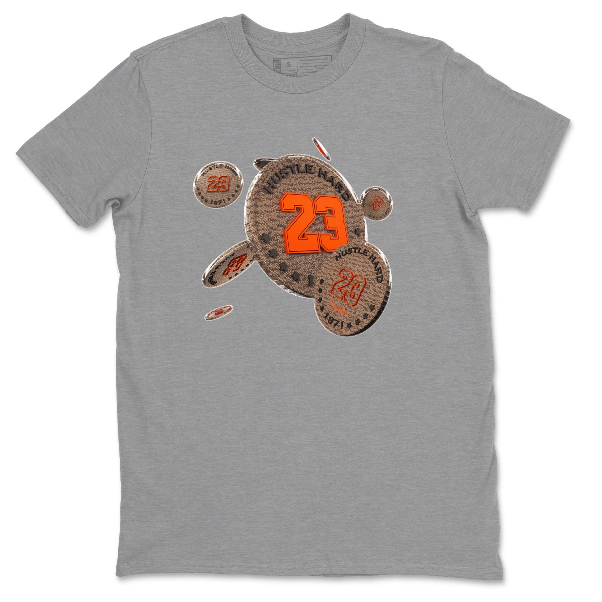 Yeezy 350 Carbon Beluga shirt to match jordans Coin Drop sneaker tees Adidas Yeezy Boost 350 Carbon Beluga SNRT Sneaker Release Tees Unisex Heather Grey 2 T-Shirt