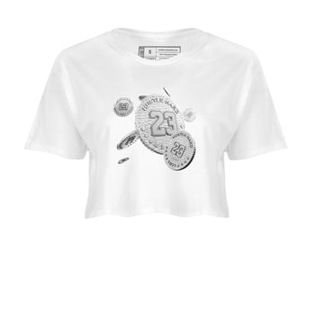 Yeezy 350 Static shirt to match jordans Coin Drop sneaker tees Adidas Yeezy 350 Static SNRT Sneaker Release Tees White 2 Crop T-Shirt