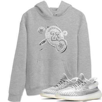 Yeezy 350 Static shirt to match jordans Coin Drop sneaker tees Adidas Yeezy 350 Static SNRT Sneaker Release Tees Unisex Heather Grey 1 T-Shirt