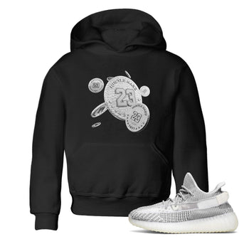 Yeezy 350 Static shirt to match jordans Coin Drop sneaker tees Adidas Yeezy 350 Static SNRT Sneaker Release Tees Baby Toddler Black 1 T-Shirt