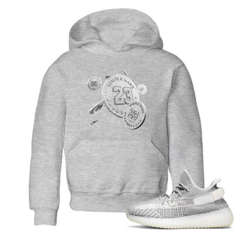 Yeezy 350 Static shirt to match jordans Coin Drop sneaker tees Adidas Yeezy 350 Static SNRT Sneaker Release Tees Baby Toddler Heather Grey 1 T-Shirt