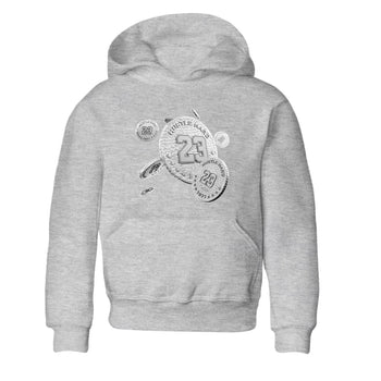 Yeezy 350 Static shirt to match jordans Coin Drop sneaker tees Adidas Yeezy 350 Static SNRT Sneaker Release Tees Baby Toddler Heather Grey 2 T-Shirt