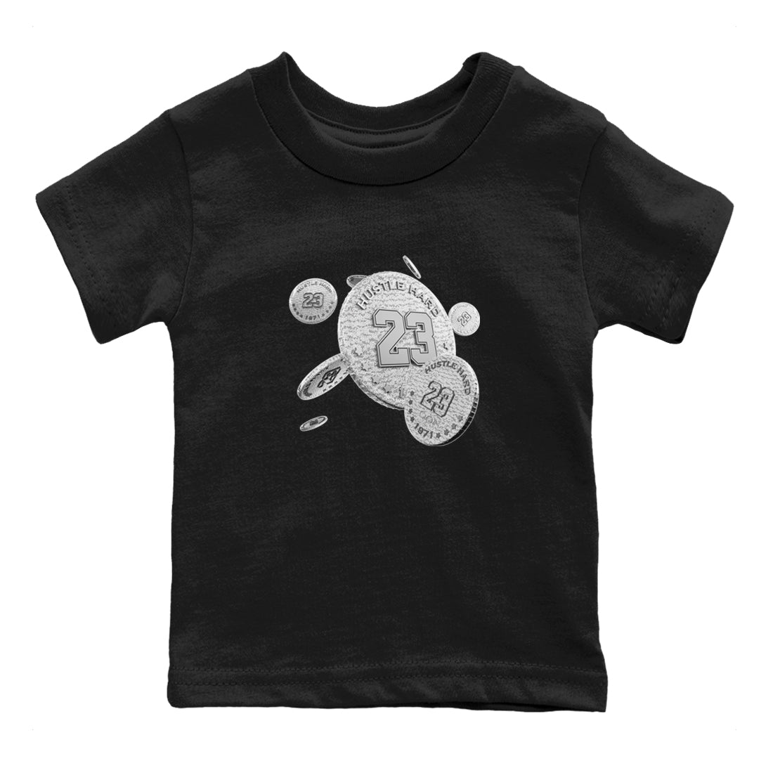 Yeezy 350 Static shirt to match jordans Coin Drop sneaker tees Adidas Yeezy 350 Static SNRT Sneaker Release Tees Baby Toddler Black 2 T-Shirt