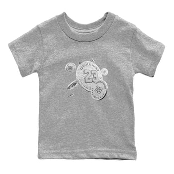 Yeezy 350 Static shirt to match jordans Coin Drop sneaker tees Adidas Yeezy 350 Static SNRT Sneaker Release Tees Baby Toddler Heather Grey 2 T-Shirt