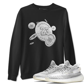 Yeezy 350 Static shirt to match jordans Coin Drop sneaker tees Adidas Yeezy 350 Static SNRT Sneaker Release Tees Unisex Black 1 T-Shirt