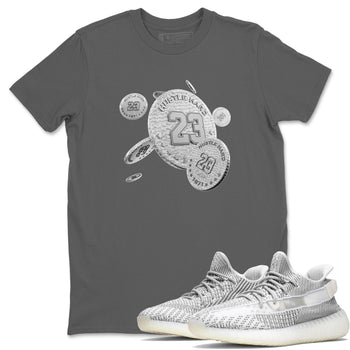 Yeezy 350 Static shirt to match jordans Coin Drop sneaker tees Adidas Yeezy 350 Static SNRT Sneaker Release Tees Unisex Cool Grey 1 T-Shirt