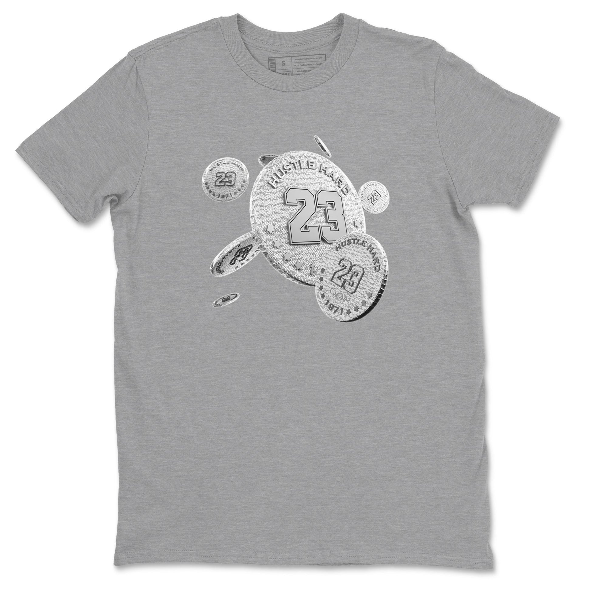 Yeezy 350 Static shirt to match jordans Coin Drop sneaker tees Adidas Yeezy 350 Static SNRT Sneaker Release Tees Unisex Heather Grey 2 T-Shirt