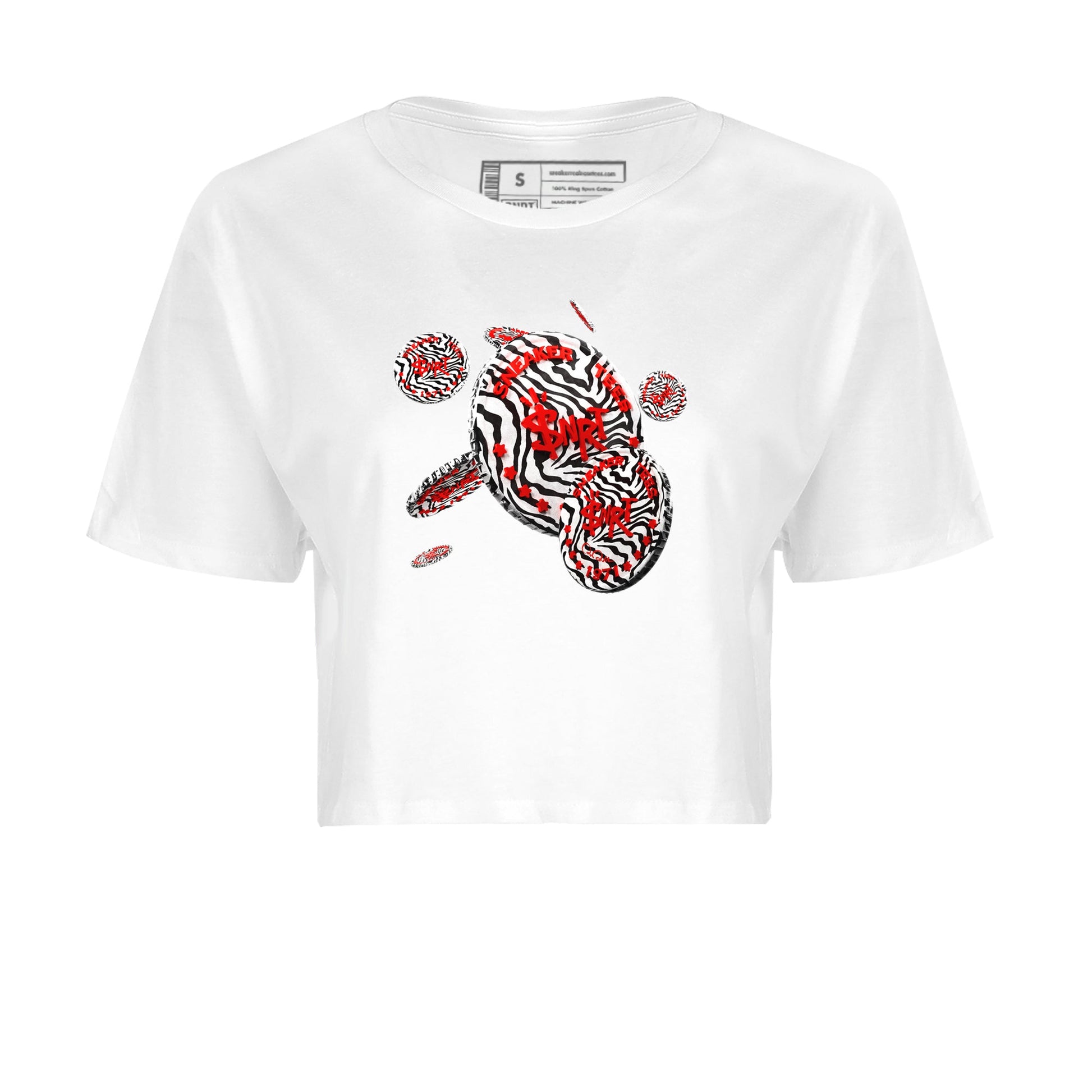 Yeezy 350 Zebra Sneaker Match Tees Coin Drop Sneaker Tees Yeezy Boost 350 V2 Zebra Sneaker Release Tees Women's Shirts White 2
