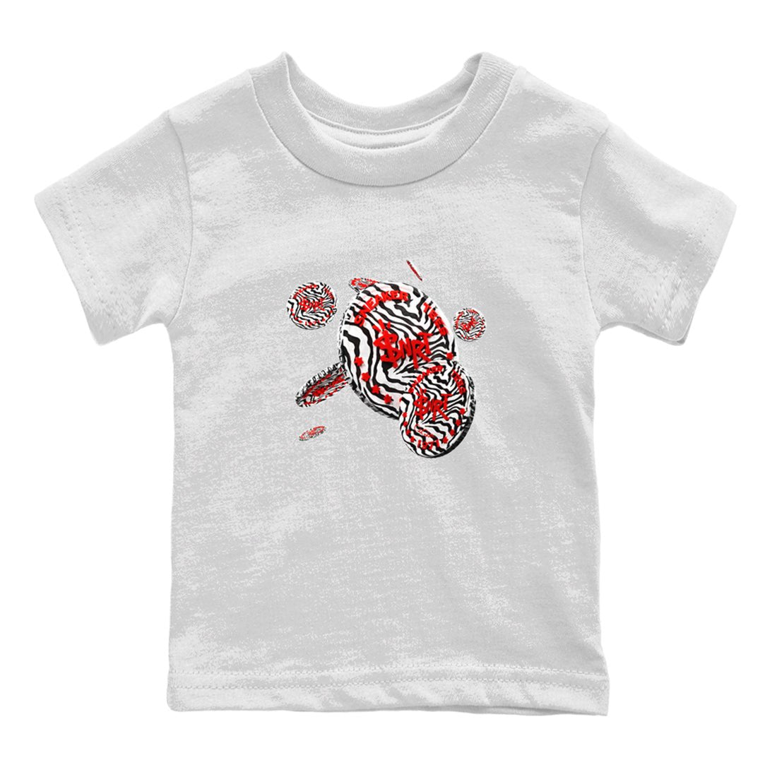Yeezy 350 Zebra Sneaker Match Tees Coin Drop Sneaker Tees Yeezy Boost 350 V2 Zebra Sneaker Release Tees Kids Shirts White 2