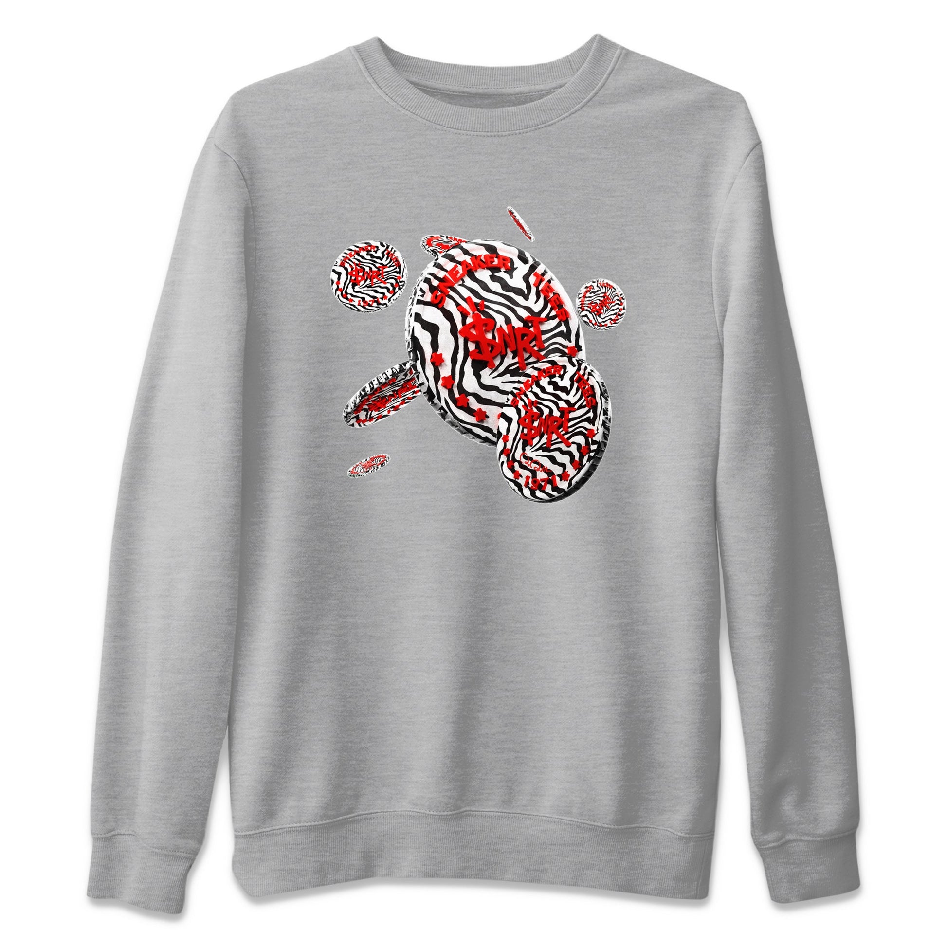 Yeezy 350 Zebra Sneaker Match Tees Coin Drop Sneaker Tees Yeezy Boost 350 V2 Zebra Sneaker Release Tees Unisex Shirts Heather Grey 2