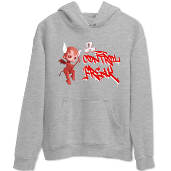 Air Jordan 1 University Red shirt to match jordans Control Freak sneaker tees Air Jordan 1 University Red SNRT Sneaker Tees Casual Crew Neck T-Shirt Unisex Heather Grey 2 T-Shirt