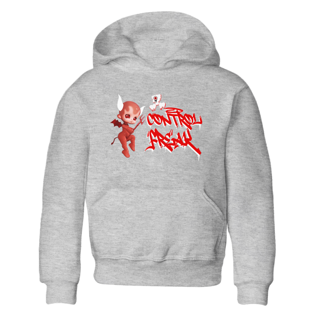 Air Jordan 1 University Red shirt to match jordans Control Freak sneaker tees Air Jordan 1 University Red SNRT Sneaker Tees Casual Crew Neck T-Shirt Baby Toddler Heather Grey 2 T-Shirt