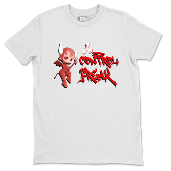 Air Jordan 1 University Red shirt to match jordans Control Freak sneaker tees Air Jordan 1 University Red SNRT Sneaker Tees Casual Crew Neck T-Shirt Unisex White 2 T-Shirt