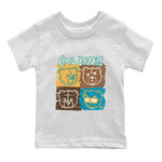 Air Jordan 4 GS Cacao Wow Match To Jordans Cool Bears Sneaker Tees Air Jordan 4 Cacao Wow SNRT Sneaker Release Tees Kids Shirts White 2