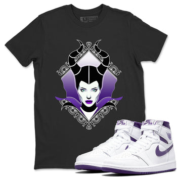 Jordan 1 WMNS Court Purple Sneaker Match Tees Court Purple Evil Sneaker Tees Jordan 1 WMNS Court Purple Sneaker Release Tees Unisex Shirts