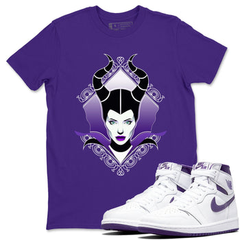 Jordan 1 WMNS Court Purple Sneaker Match Tees Court Purple Evil Sneaker Tees Jordan 1 WMNS Court Purple Sneaker Release Tees Unisex Shirts