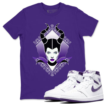 Jordan 1 WMNS Court Purple Sneaker Match Tees Court Purple Evil Sneaker Tees Jordan 1 WMNS Court Purple Sneaker Release Tees Unisex Shirts