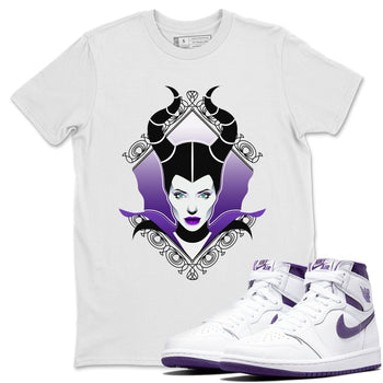 Jordan 1 WMNS Court Purple Sneaker Match Tees Court Purple Evil Sneaker Tees Jordan 1 WMNS Court Purple Sneaker Release Tees Unisex Shirts