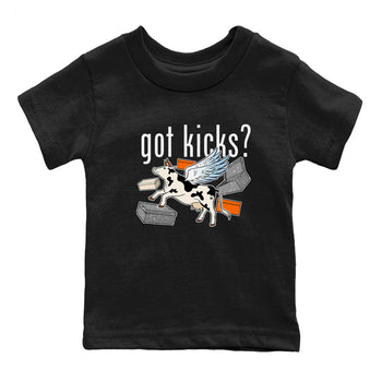 5s Craft shirt to match jordans Cow Got Kicks sneaker tees Air Jordan 5 Craft SNRT sneaker release tees baby toddler Black 2 cotton Shirt