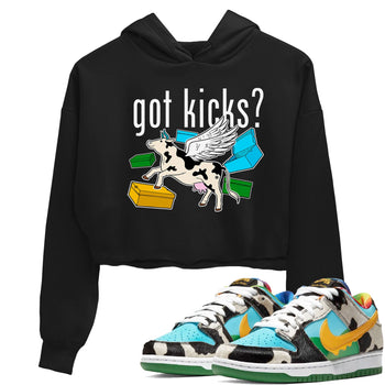 Nike Dunk Chunky Dunky shirt to match jordans Cow Got Kicks sneaker tees Dunks Chunky Dunky SNRT Sneaker Release Tees Black 2 crop length shirt