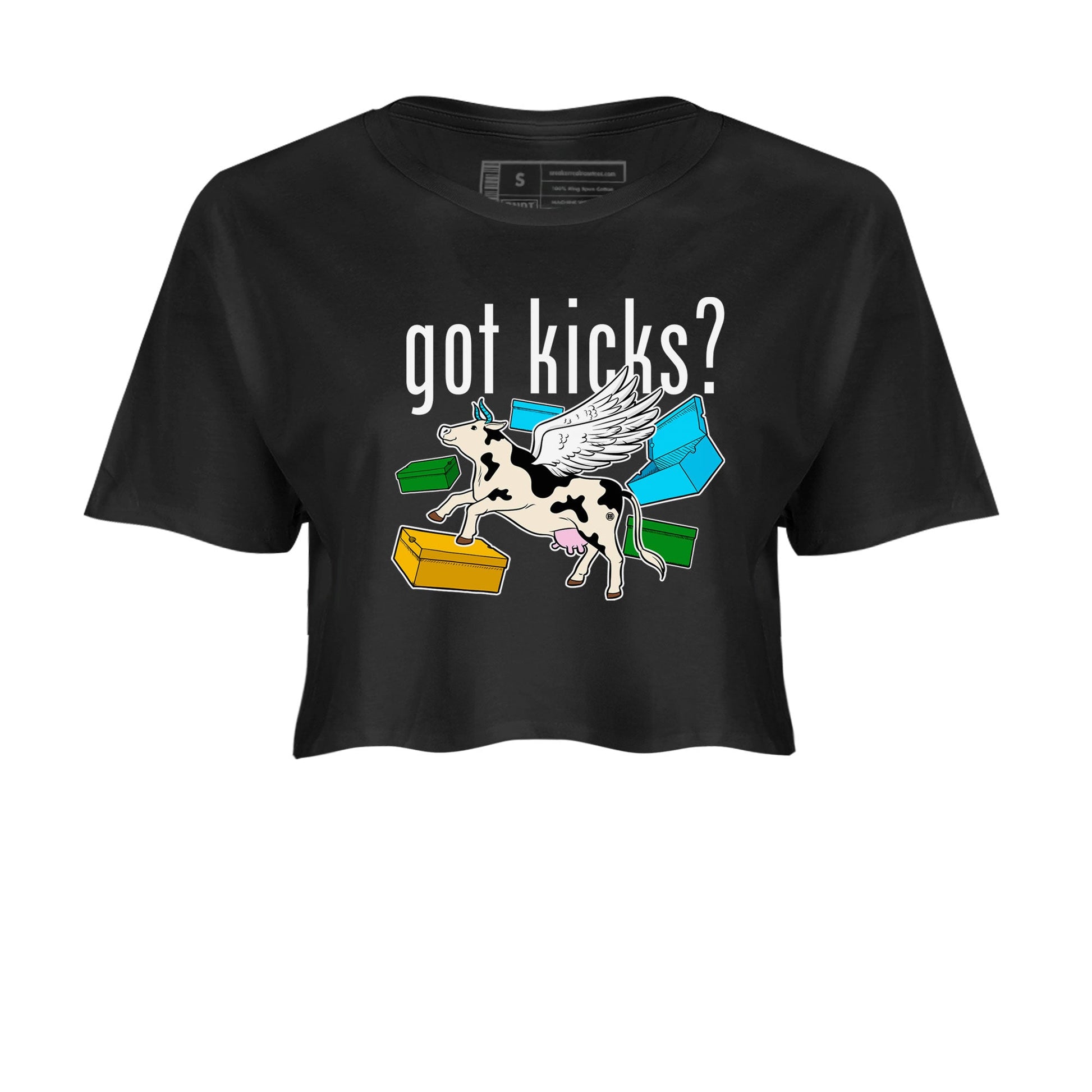 Nike Dunk Chunky Dunky shirt to match jordans Cow Got Kicks sneaker tees Dunks Chunky Dunky SNRT Sneaker Release Tees Black 2 crop length shirt