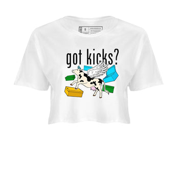 Nike Dunk Chunky Dunky shirt to match jordans Cow Got Kicks sneaker tees Dunks Chunky Dunky SNRT Sneaker Release Tees White 2 crop length shirt