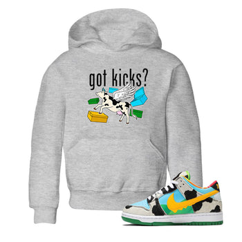 Nike Dunk Chunky Dunky shirt to match jordans Cow Got Kicks sneaker tees Dunks Chunky Dunky SNRT Sneaker release tees baby toddler Heather Grey 1 cotton Shirt