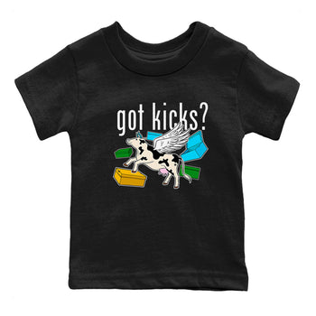 Nike Dunk Chunky Dunky shirt to match jordans Cow Got Kicks sneaker tees Dunks Chunky Dunky SNRT Sneaker release tees baby toddler Black 2 cotton Shirt