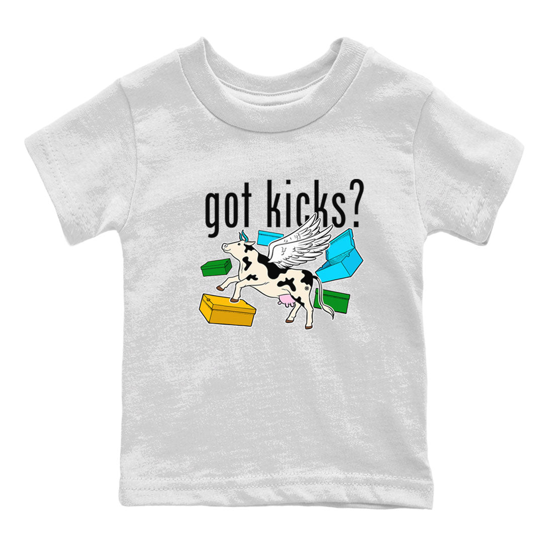 Nike Dunk Chunky Dunky shirt to match jordans Cow Got Kicks sneaker tees Dunks Chunky Dunky SNRT Sneaker release tees baby toddler White 2 cotton Shirt