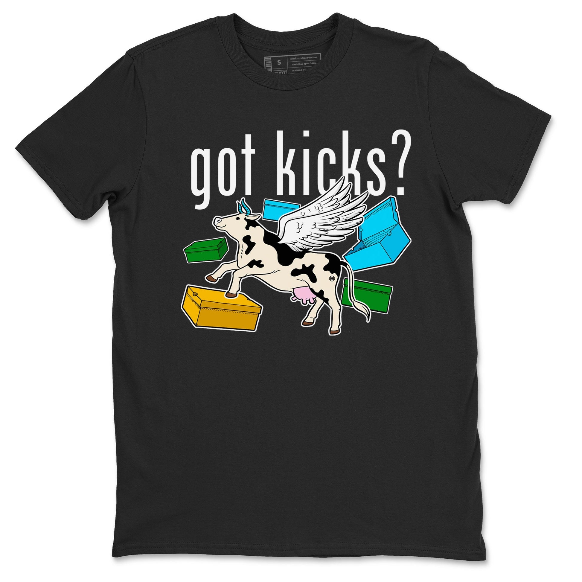 Nike Dunk Chunky Dunky shirt to match jordans Cow Got Kicks sneaker tees Dunks Chunky Dunky SNRT Sneaker Release Tees unisex cotton Black 2 crew neck shirt