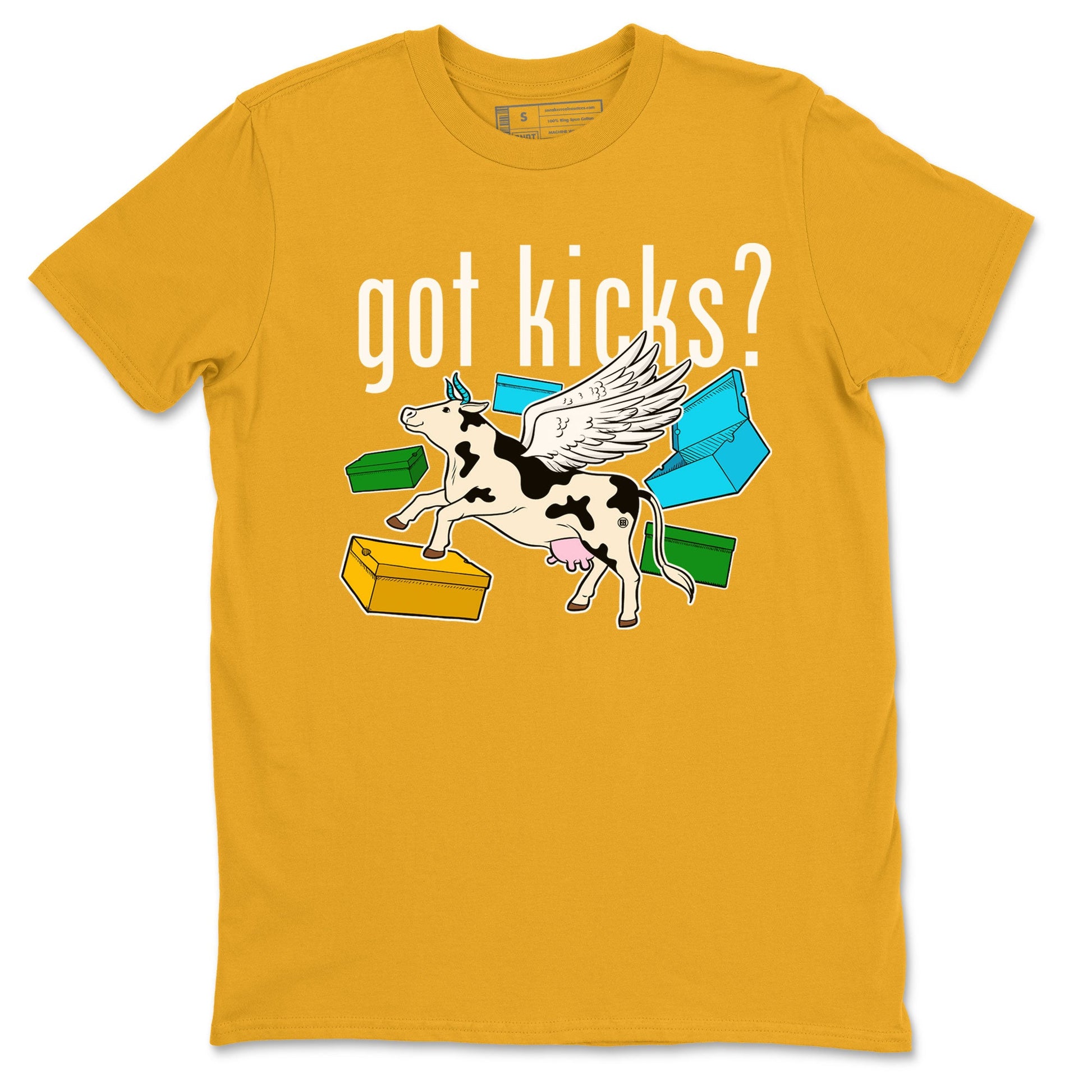 Nike Dunk Chunky Dunky shirt to match jordans Cow Got Kicks sneaker tees Dunks Chunky Dunky SNRT Sneaker Release Tees unisex cotton Gold 2 crew neck shirt