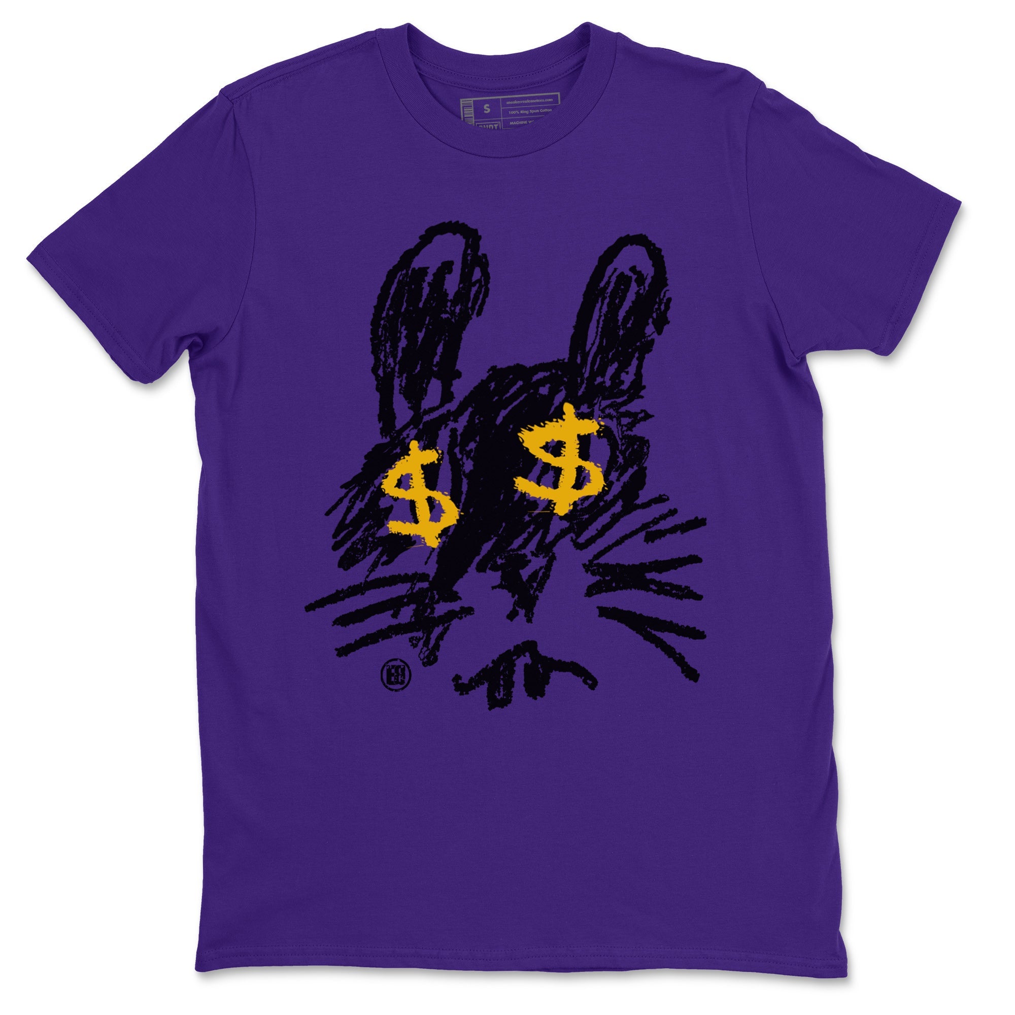 Air Jordan 12 Field Purple Sneaker Match Tees Crayon Bunny Sneaker Tees AJ12 Field Purple SNRT Sneaker Release Tees Unisex Shirts Purple 2
