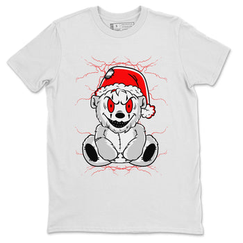 Air Jordan 12 Cherry shirt to match jordans Creepy Bear sneaker matching t-shirt 12s Cherry SNRT Sneaker Release Tees Unisex White 2 T-Shirt